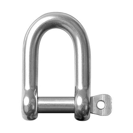 Ronstan Shackle D Forged Pin:6mm L:25mm W:13mm RF617A